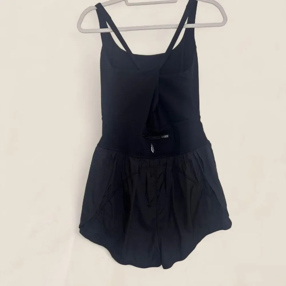 Free-people Women's Black and Navy Playsuit-romper - Picture 5 of 8